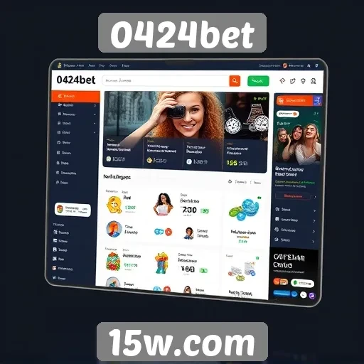 Interface intuitiva do 0424bet facilita a navegação